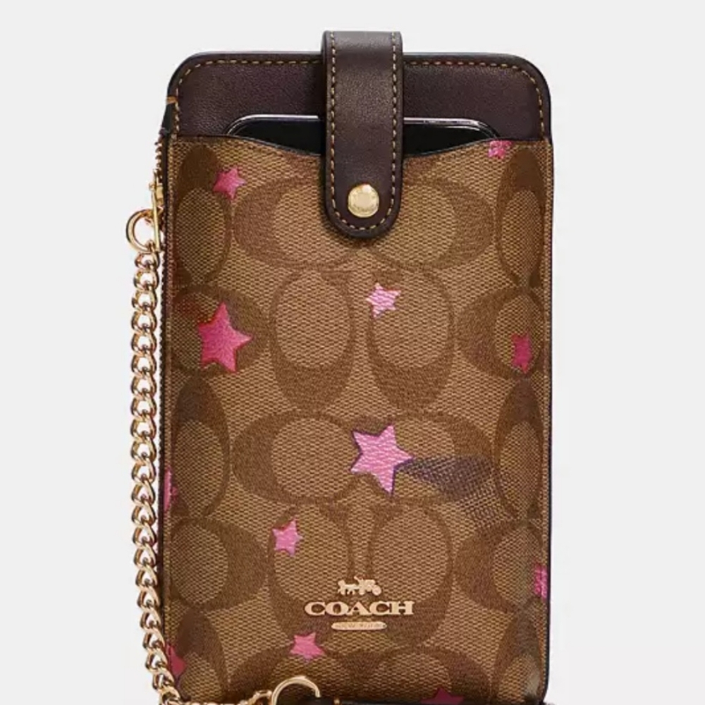 COACH SHOOTING STAR PHONE CROSSBODY